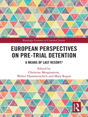 cover image of European Perspectives on Pre-Trial Detention